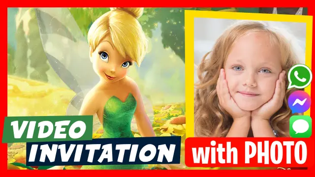 Tinker Bell Birthday Video Invitation