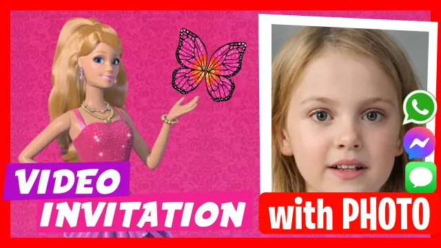 Classic Barbie Video Invitation