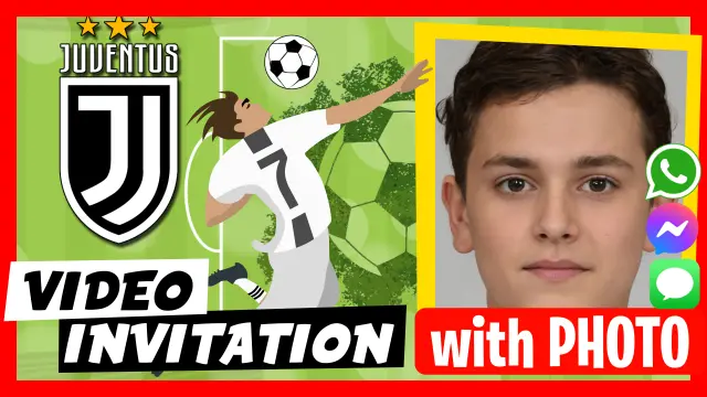 Juventus Birthday Party Invitation Video
