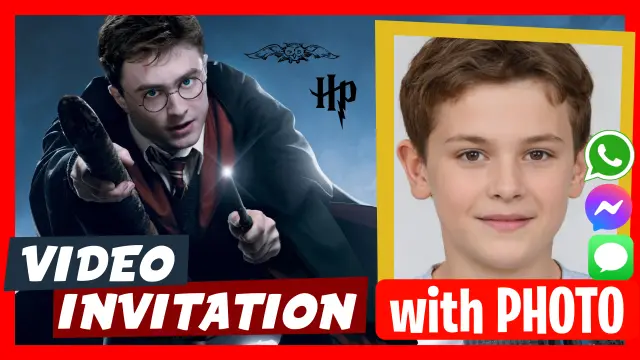 Harry Potter Birthday Video Invitation