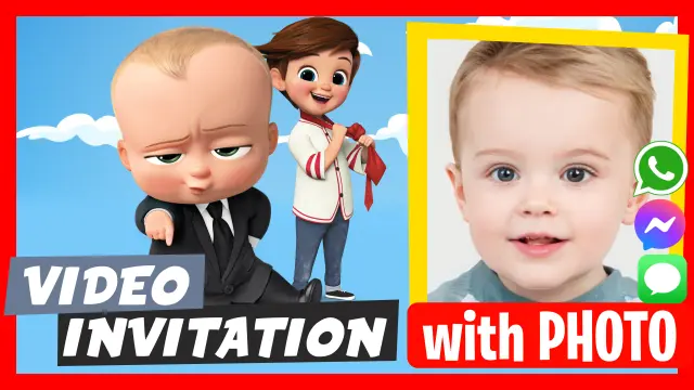 Boss Baby Birthday Video Invitation