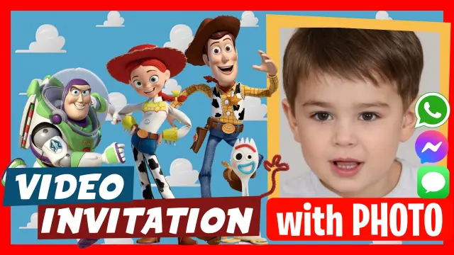 Toy Story Birthday Video Invitation