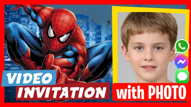 Classic Spider-Man Video Invitation
