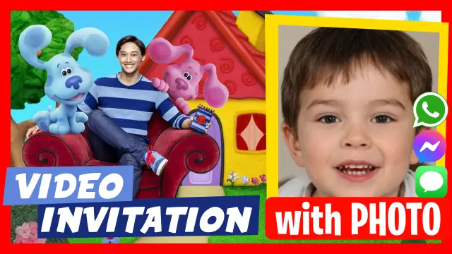 Blue's Clues Birthday Party Video Invitation