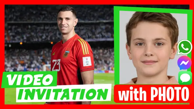 Emiliano Dibu Martinez Birthday Party Invitation Video