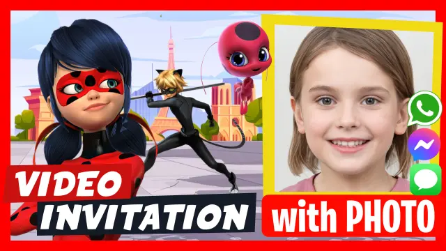 Make Video Invitation Miraculous Ladybug
