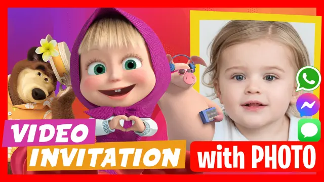 Make Video Invitation Masha