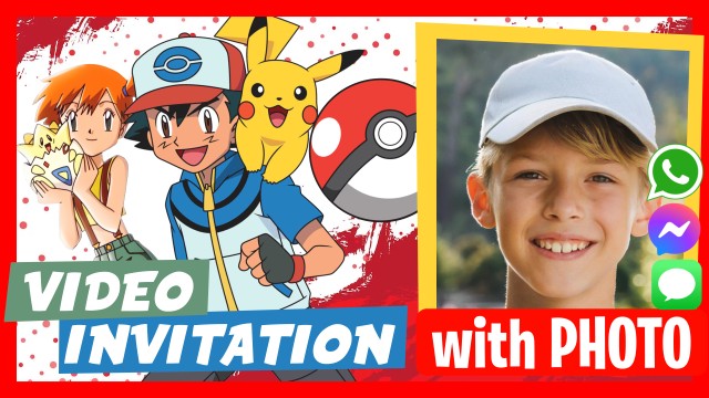 WhatsApp Einladung Pokemon Pikachu