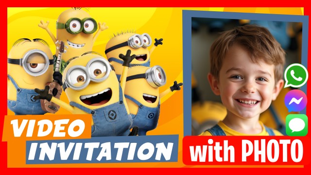 WhatsApp Invitation Minions Party