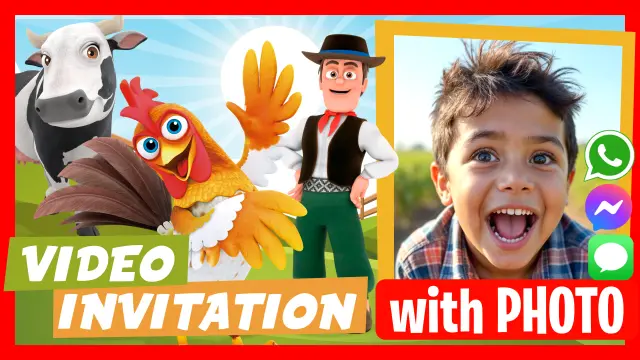 Bartolito La Granja de Zenon Birthday Party Video Invitation