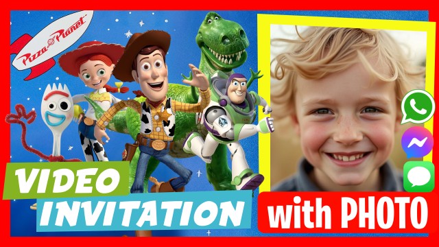 WhatsApp Invitation Toy Story Woody Jessie