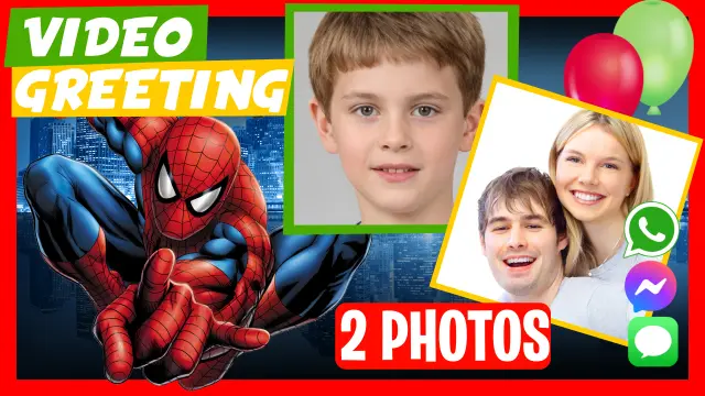 Spiderman Birthday Greeting Video