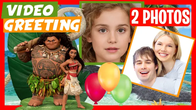Moana's Birthday Greeting