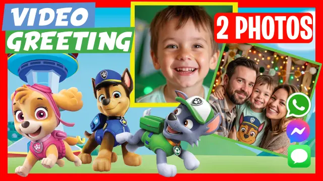 Paw Patrol Talking Birthday Greeting