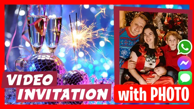 Video Invitation and New Year's Greeting