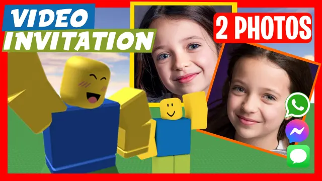 Roblox Birthday Video Invitation