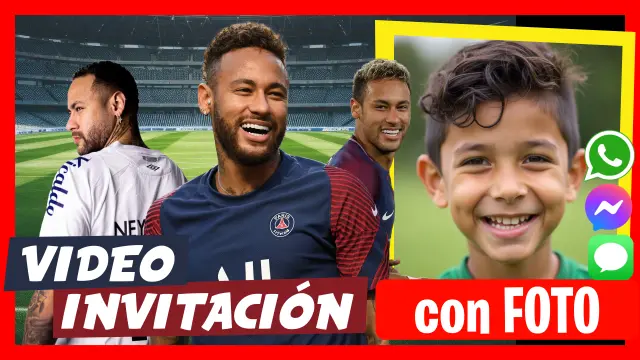 Hacer Video Invitación Neymar