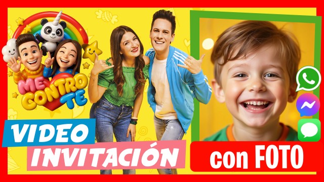 Invitación Whatsapp Me Contro Te