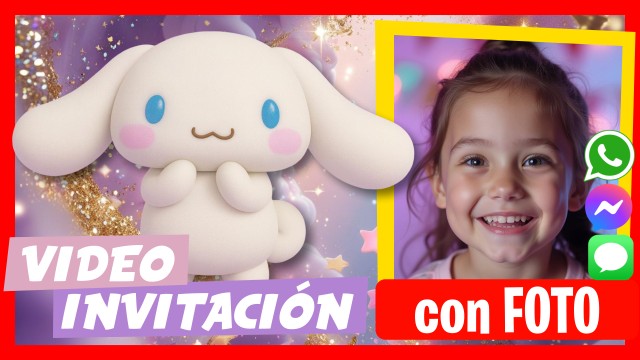 Invitación Whatsapp Cinnamoroll