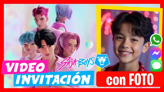 Invitación Whatsapp Saja Boys Kpop