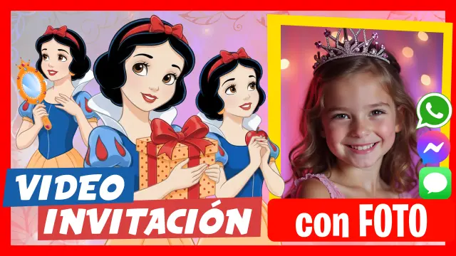 Hacer Video Invitación Blanca Nieves