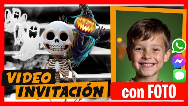 Invitación Whatsapp Halloween Party
