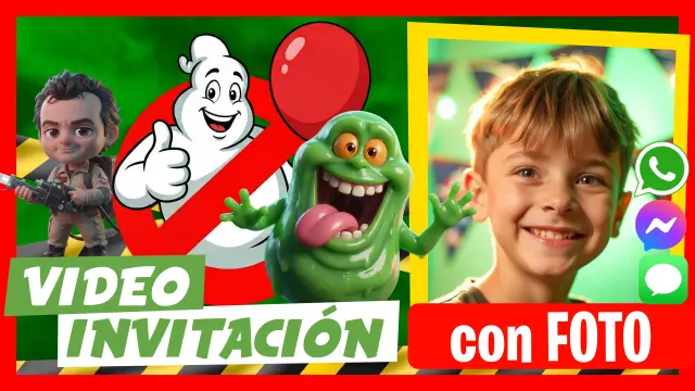 Hacer Video Invitación Ghostbusters