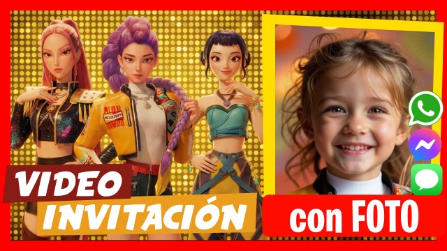 Invitación Whatsapp KPop Huntrix Hablan
