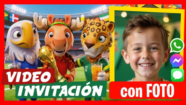 Invitación Whatsapp Mundial Fútbol FIFA 2026