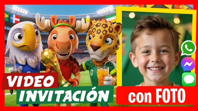 Hacer Video Invitación FIFA Copa del Mundo 2026