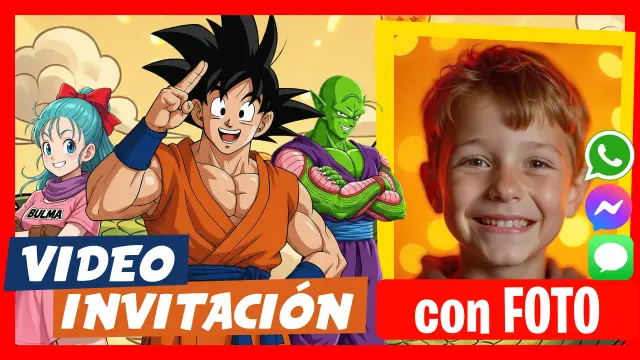 Hacer Video Invitación Dragon Ball