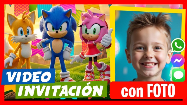 Invitación Whatsapp Sonic Habla