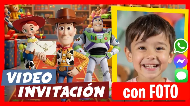 Hacer Video Invitación Toy Story
