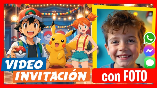 Invitación Whatsapp Pokémon Habla