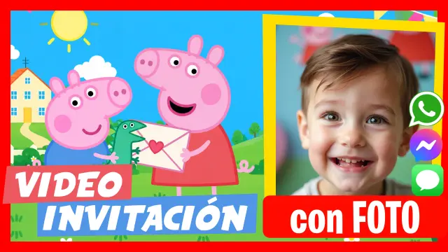 Hacer Video Invitación Peppa Pig