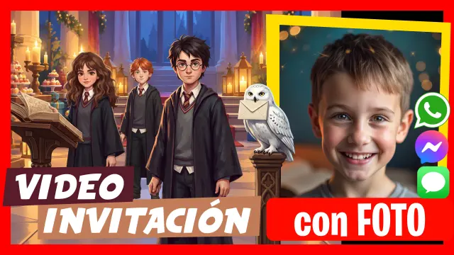 Hacer Video Invitación Harry Potter