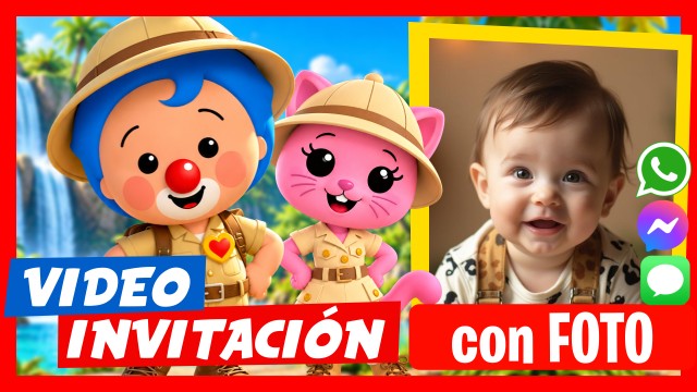 Invitación Whatsapp Plim Plim Safari Habla