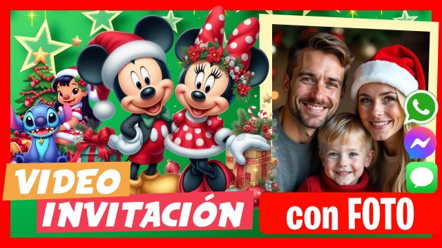 Invitación Whatsapp Feliz Navidad o Saludo