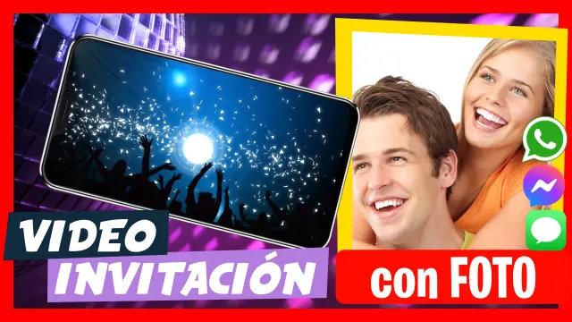 Invitación en Video de Fiesta Neón Cumpleaños