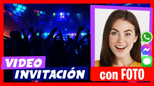 Hacer Video Invitación Glow Party