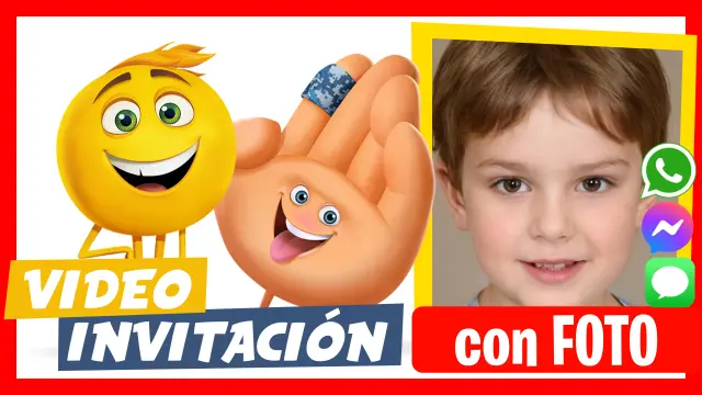 Emojis - Descubre nuestras video invitaciones personalizadas.