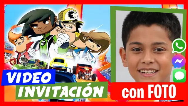 Invitación en Video de Hot Wheels Cumpleaños