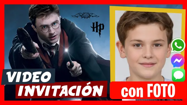 Invitación en Video de Harry Potter Cumpleaños