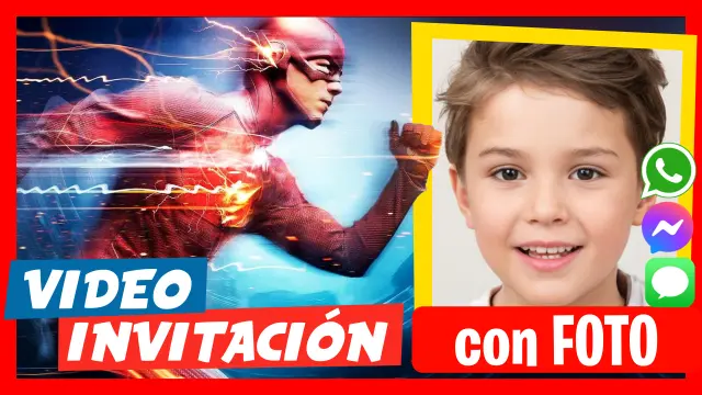 Video Invitación Cumpleaños Flash