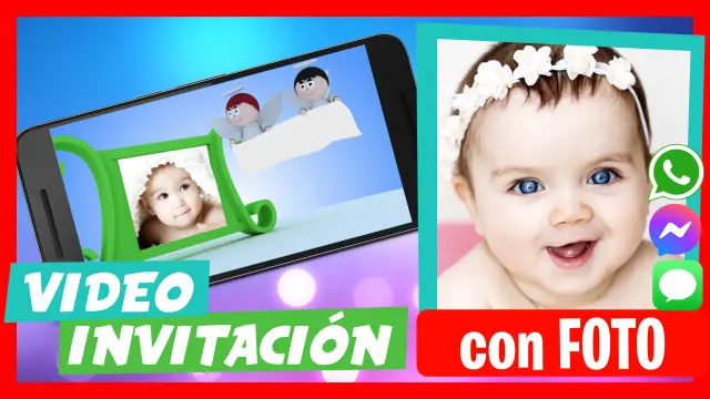 Video Invitación Personalizada de Bautismo