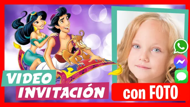 Invitación en Video de Jasmin Aladdin