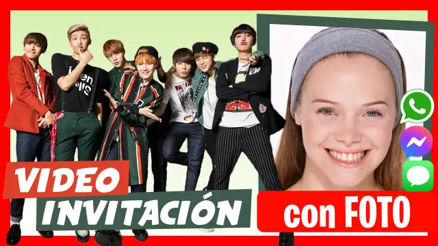 BTS - Descubre nuestras video invitaciones personalizadas.