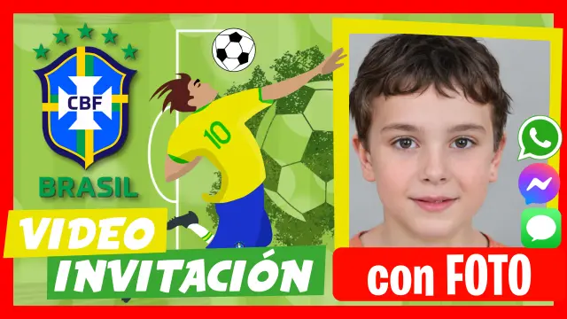 Video Invitación Selección de Fútbol de Brasil