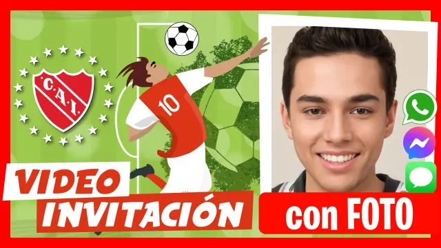 Video Invitación Personalizada de Club Atlético Independiente CAI