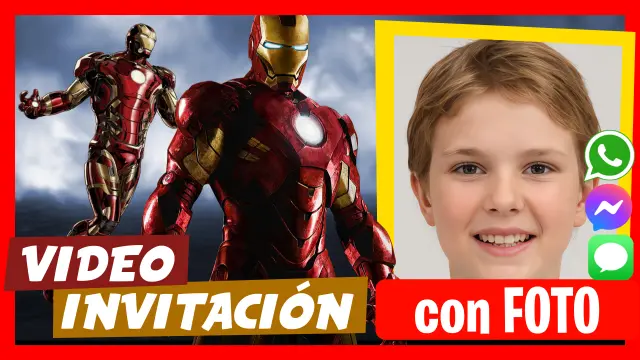 Video Invitación Iron Man Fiesta Cumpleaños